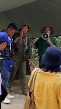 Vietnam Savaşı sırasında Cu Chi tünellerindeki gerilla kampının görüldüğü yer artık turistik bir yer. Seyahat konsepti. Cu Chi, Viet Nam Cu Chi 06.06.2024