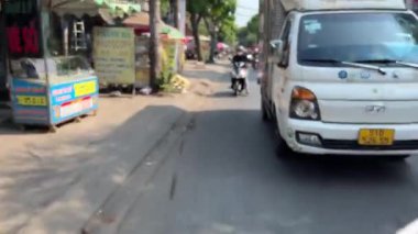 Vietnam motosikletine binmek Ho Chi Minh City 07.17.2024 