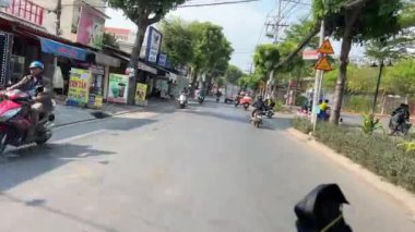 Vietnam motosikletine binmek Ho Chi Minh City 07.17.2024 