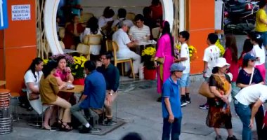 Phu Quoc, Kien Giang eyaleti, VN Vietnam Phu Quoc Adası 'nda ünlü eğlence, eğlence ve alışveriş merkezi 07.21.2024