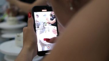 Noel tarzında dekore edilmiş Benta kekleri. Yüksek kalite 4k görüntü