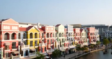 Phu Quoc Adası, Büyük Dünya, Vietnam, Kien Giang Eyaleti, Vietnam Günbatımı. Ünlü eğlence, eğlence ve alışveriş merkezi, Kien Giang bölgesi, VN