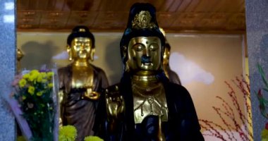 Ho Quoc Pagoda, Phu Quoc 'ta. Merkezi giriş kapısı Ho Quoc Pagoda Budist Tapınağı, Phu Quoc Adası, Vietnam, Hindiçin, Güneydoğu Asya, Asya. Yüksek kalite