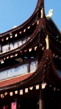 Ho Quoc Pagoda, Phu Quoc 'ta. Merkezi giriş kapısı Ho Quoc Pagoda Budist Tapınağı, Phu Quoc Adası, Vietnam, Hindiçin, Güneydoğu Asya, Asya. Yüksek kalite