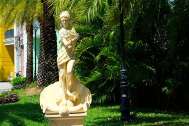 Vietnam 'da Phu Quoc adasında Yeni Şehir Büyük Dünya' yı yontuyor. Parlak güzel heykeller sanat mükemmelliği temizliği Phu Quoc Adası Vietnam 07.17.2024