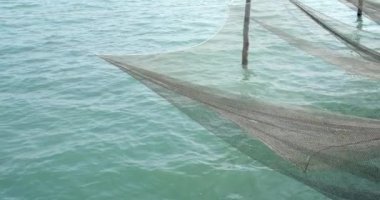 Şamandıralı kayıp balık ağı deniz tabanında yatıyor. Hayalet teçhizatı sorunu terk edilmiş, kaybolmuş ya da başka bir şekilde atılmış herhangi bir olta takımı. Deniz enkazının en zararlı şeklidir.. 