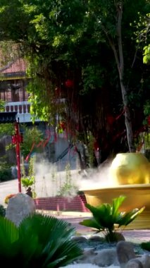 HO QUOC TEMPLE merkez giriş kapısı Pagoda Budist tapınağı, Phu Quoc adası, Vietnam, Hindiçin, Güneydoğu Asya, Ho Quoc Pagoda in Phu Quoc 11.10.10.2024