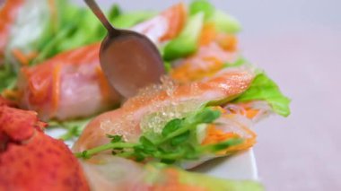 Taze sebzeli börek. Yüksek kalite 4k görüntü