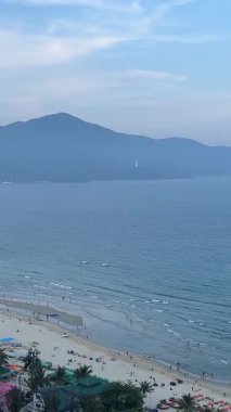 Da Nang Sahil Hattı Vietnam Güneydoğu Asya. Yüksek kalite 4k görüntü