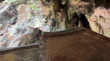 Da Nang, Vietnam, Asya Mermer Dağları 'nın Arkaplan' da gözler önüne serilen manzarası. Yüksek kalite 4k görüntü