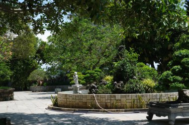 Danang Vilayeti, Vietnam için Guan Yin heykelinin tapınağının bayan Buda Danang Detayları. Vietnam 'daki Danang şehrindeki Linh Ung Pagoda' da Buda Heykeli. Yüksek kalite