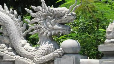 Danang Vilayeti, Vietnam için Guan Yin heykelinin tapınağının bayan Buda Danang Detayları. Vietnam 'daki Danang şehrindeki Linh Ung Pagoda' da Buda Heykeli. Yüksek kalite