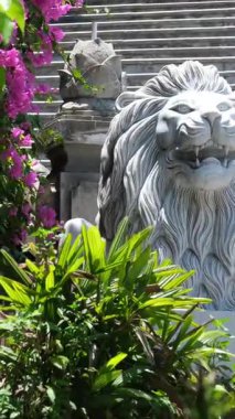 Danang Vilayeti, Vietnam için Guan Yin heykelinin tapınağının bayan Buda Danang Detayları. Vietnam 'daki Danang şehrindeki Linh Ung Pagoda' da Buda Heykeli. Yüksek kalite