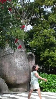 Teleferiği çekiyor. Füniküler çekimler mimari kaleler sanat sarayları sanat dağları yükseklik turizm mekanları güzel manzaralar harika ünlü yerler. Ba Na Hills Da Nang Vietnam 05.21.2025