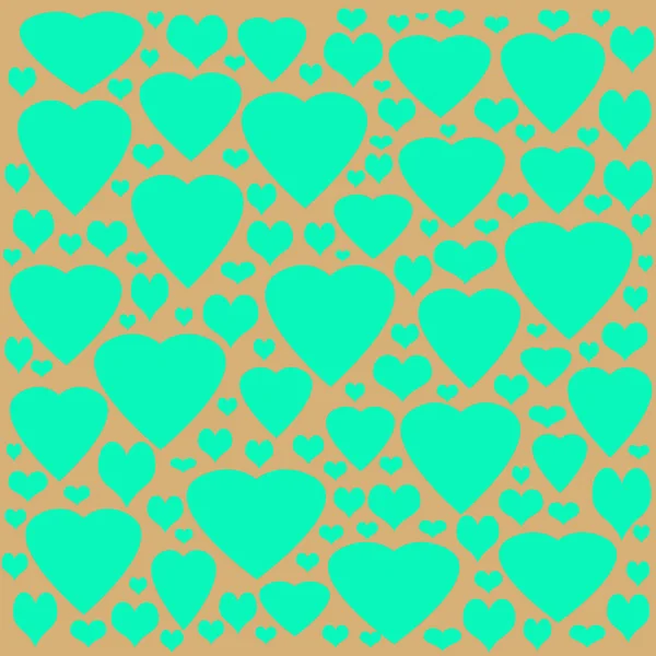 Bezproblemowy Abstrakcyjny Wzór Serca Miłości — Zdjęcie stockowe