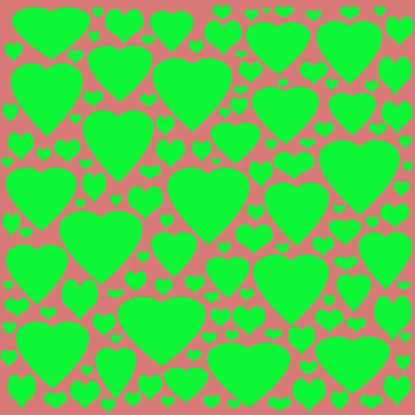 Seamless Abstract Love Heart Pattern — Stock Photo, Image