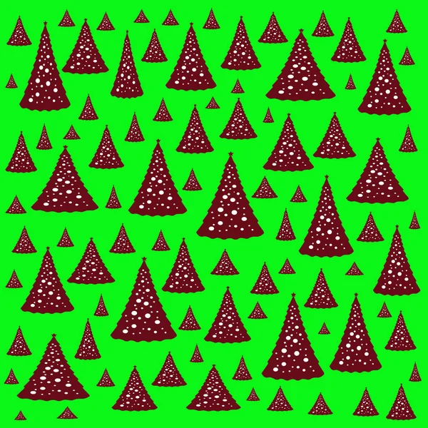 Zökkenőmentes Karácsonyfa Minta — Stock Fotó