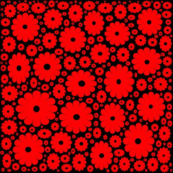 Seamless Poppy Remembrance Day Pattern — Stock Photo, Image