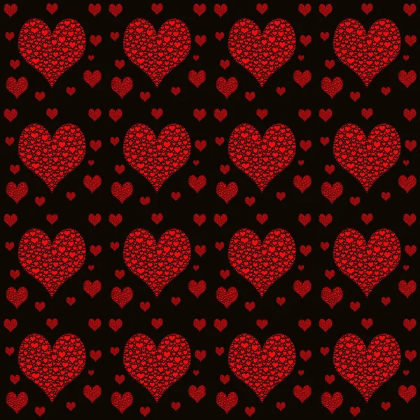 Abstract Hearts Pattern Background — Stock Photo, Image