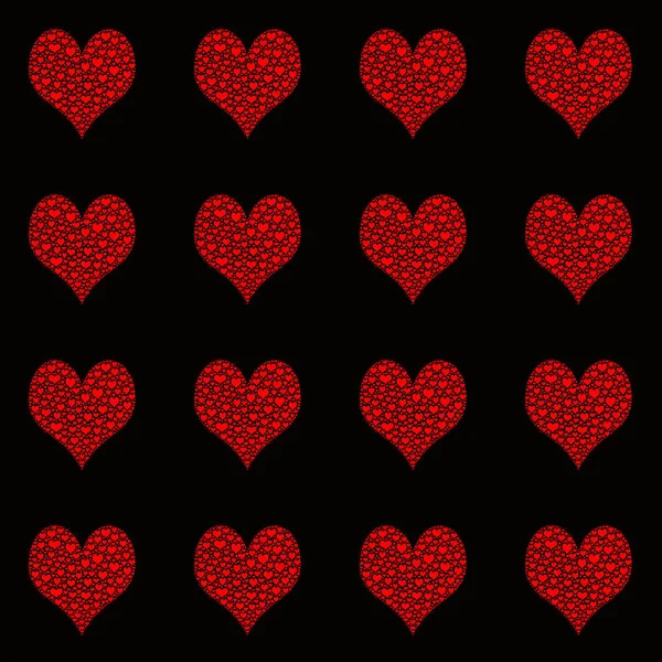 Abstrakcyjny Wzór Serca Dla Tła — Zdjęcie stockowe