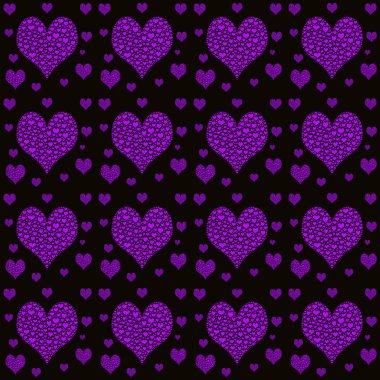 Kalpli soyut aşk kalbi.