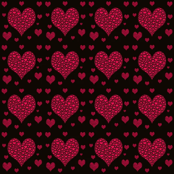 Abstrakcyjna Miłość Serce Tło Sercami — Zdjęcie stockowe