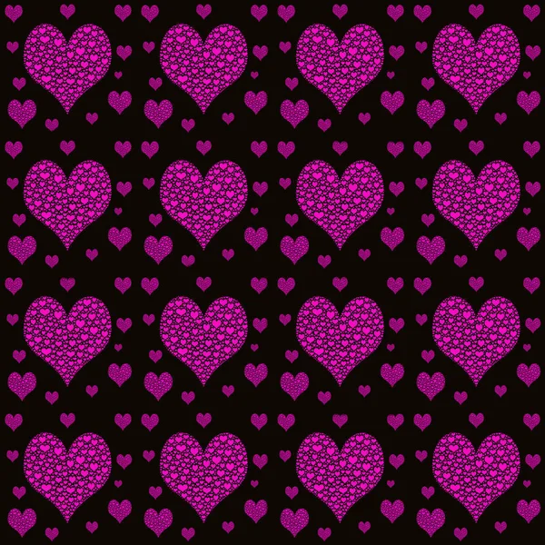 Abstracte Liefde Hart Achtergrond Met Harten — Stockfoto