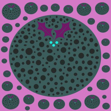 Soyut Noel pudingi tasarımı