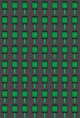 Soyut ve çağdaş dijital sanat lolipop tasarımı