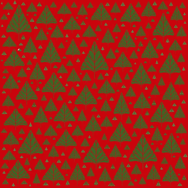 Handgezeichnetes Weihnachtliches Nahtloses Muster Abstrakter Grüner Hintergrund — Stockfoto