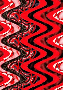 Güzel kırmızı ve mavi soyut model arkaplan tasarımı çizimi.