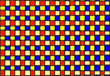 soyut geometrik desenli renkli kareler. 