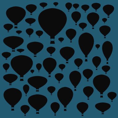 Soyut dikişsiz balon tasarımı