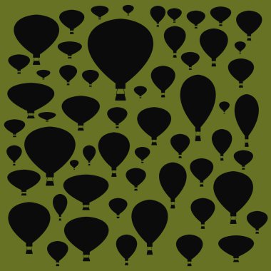 Soyut dikişsiz balon tasarımı