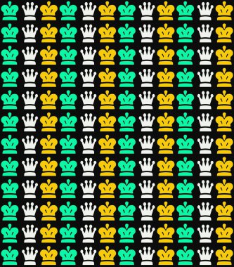 Soyut dikişsiz taç tasarımı