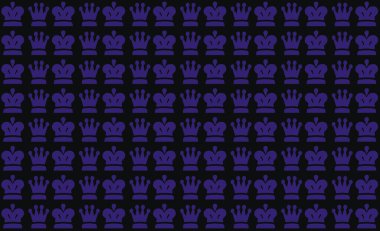 Soyut, kusursuz taç sahnesi