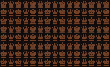 Soyut, kusursuz taç sahnesi