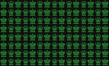 Soyut, kusursuz taç sahnesi