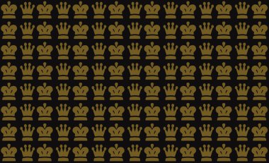 Soyut, kusursuz taç sahnesi