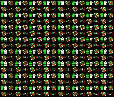 Soyut renkli ammonit taç giyme töreni tasarımı 