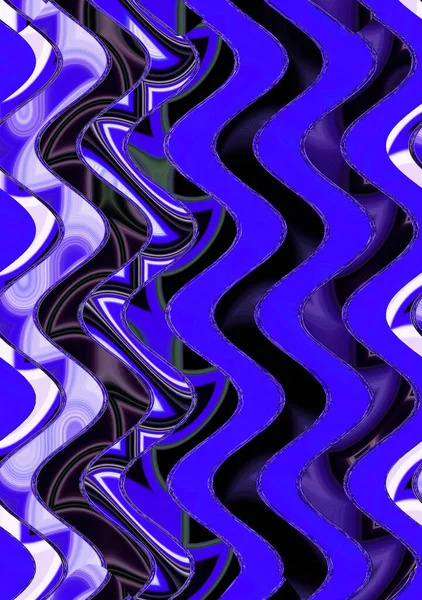 Анотація Сучасний Дизайн Цифрових Художніх Хвиль — стокове фото