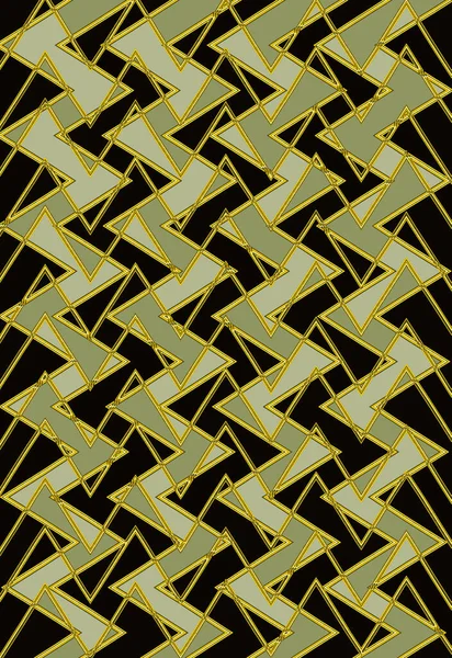 Abstract Contemporary Digital Art Zigzag Pattern — Stock Photo, Image