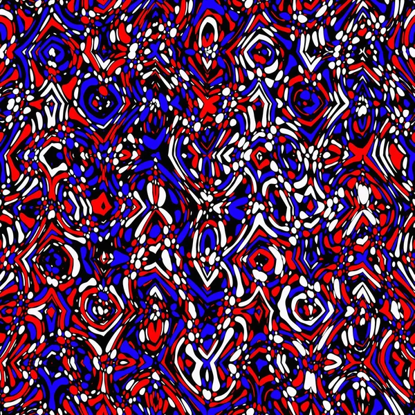 Абстрактный Бесшовный Шаблон Современная Стильная Яркая Иллюстрационная Текстура Повторяющийся Геометрический — стоковое фото