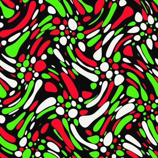 Naadloos Abstract Geometrisch Patroon Roze Rode Zwarte Kleuren Illustratie — Stockfoto