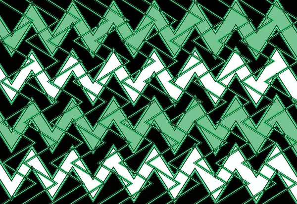 Abstraktes Geometrisches Muster Illustration — Stockfoto