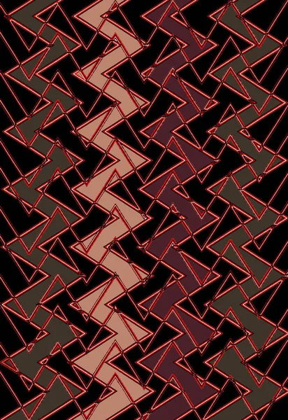 Abstraktes Geometrisches Muster Illustration — Stockfoto