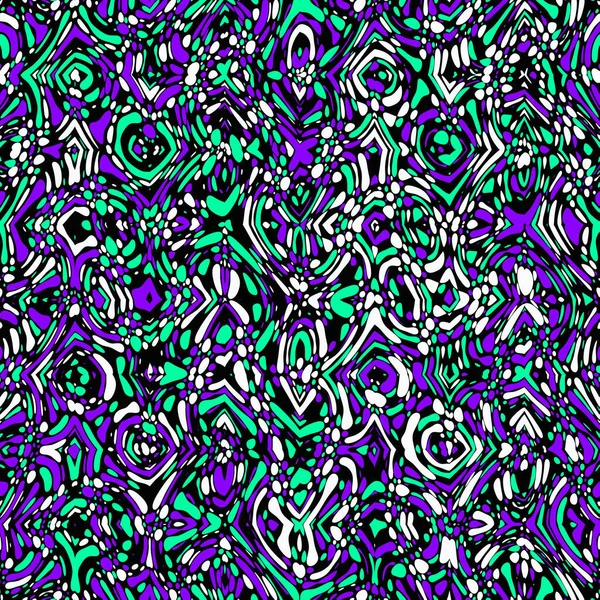 Abstract Naadloos Patroon Met Kleurrijke Lijnen — Stockfoto
