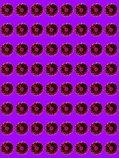 Αφηρημένο Floral Γεωμετρικό Μοτίβο Διαφορετικά Σχήματα — Φωτογραφία Αρχείου