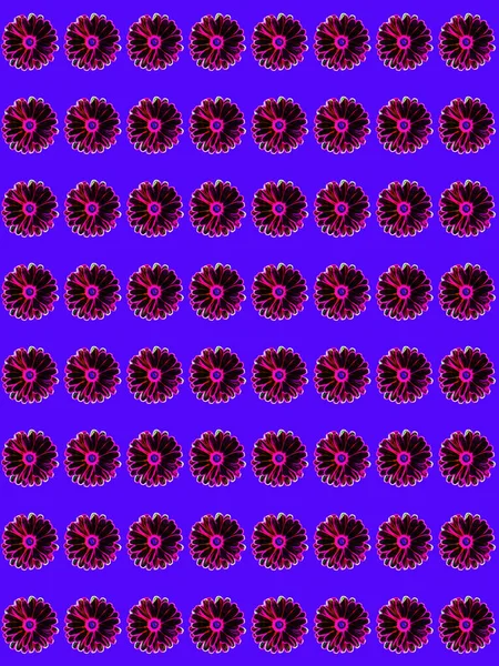 Patrón Geométrico Floral Abstracto Con Diferentes Formas —  Fotos de Stock