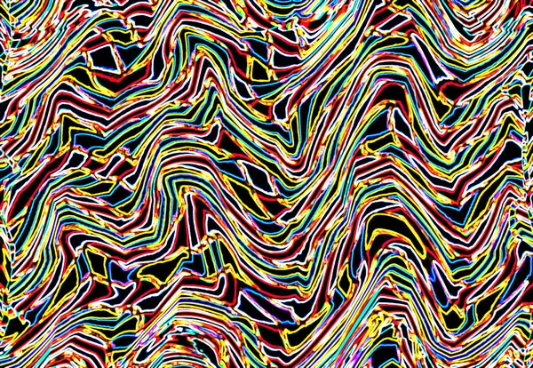 Барвистий Абстрактний Фон Динамічний Хвилястий Дизайн Ілюстрація — стокове фото